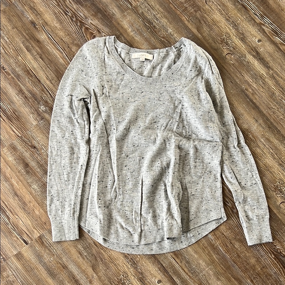 Gray Long Sleeve Sweater